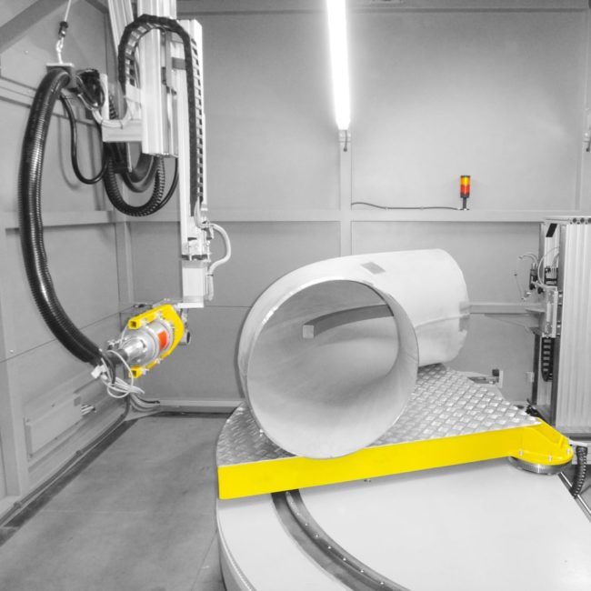 Рентгенотелевизионная система для контроля отводов труб SRE 4590